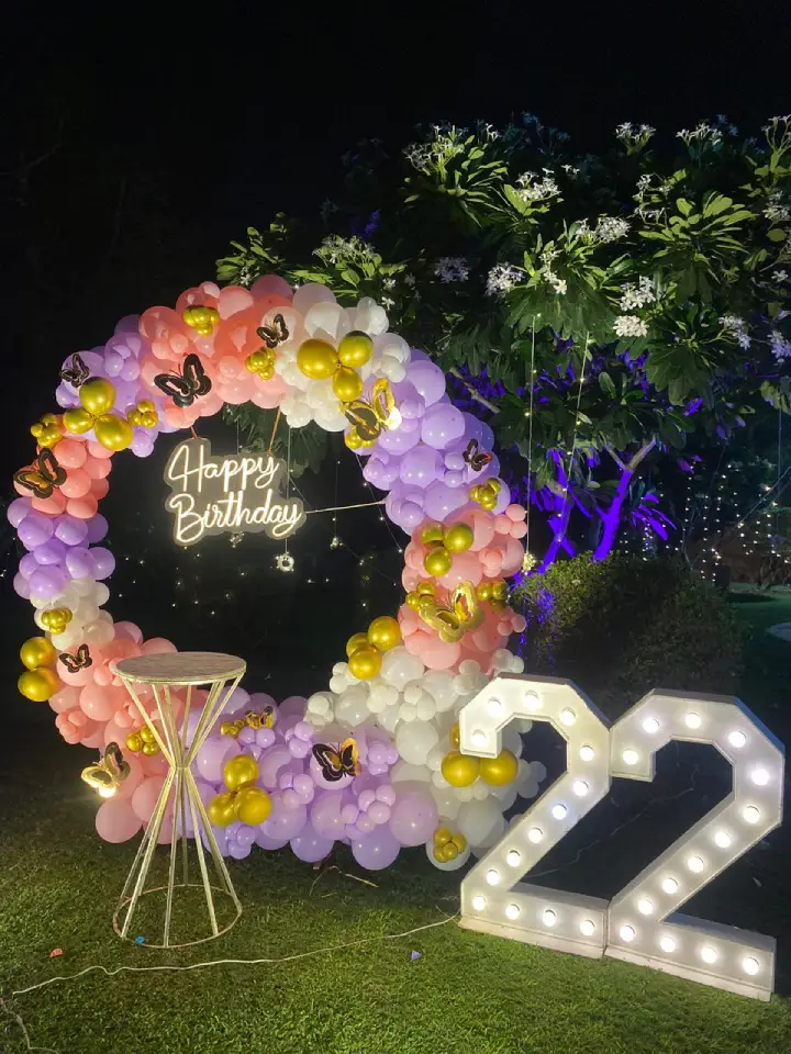 Birthday Full Round Arch
