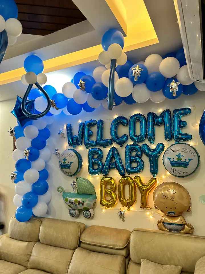 Welcome baby décor
